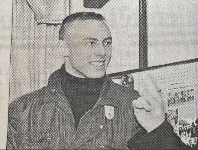 À l’âge de 24 ans, Arnaud Beltrame adhérait à l’Union nationale des parachutistes de Briey. Photo Louise Guyonnet